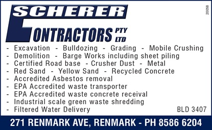 banner image for Scherer Contractors Pty Ltd